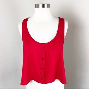 Ambiance Apparel red crop top